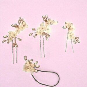 Wedding Hair Pins for Brides and Bridesmaids Set